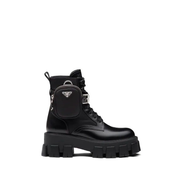 Prada Monolith Boots with Pouch - Picture 1 of 11